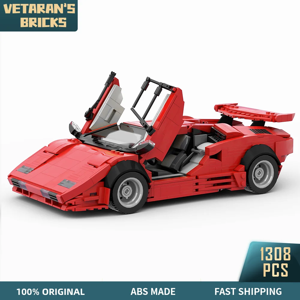 

Конструктор MOC Seagull Red Hypercar, Суперскоростной гоночный автомобиль