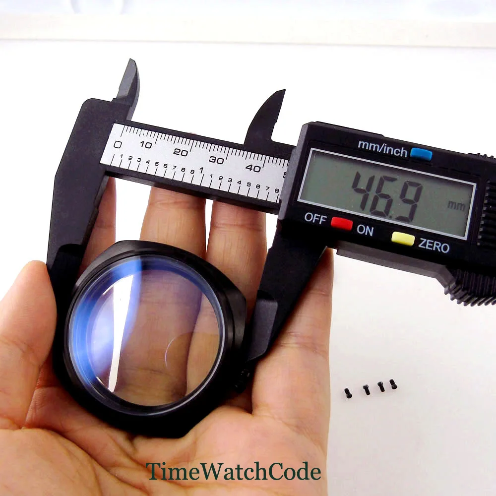 Чехол женский стерильный черный прозрачный чехол-накладка с ручками 47 мм ETA 6497