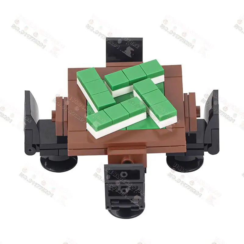 Город МОС серия мебели кровать ТВ диван детская коляска строительные блоки