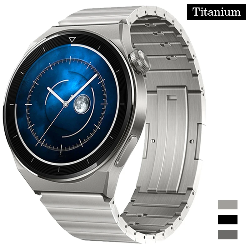 Фото Браслет титановый для HUAWEI Watch GT 3 Pro 46 мм/GT3 GT 2 46 мм/GT2 Pro 22 мм №1