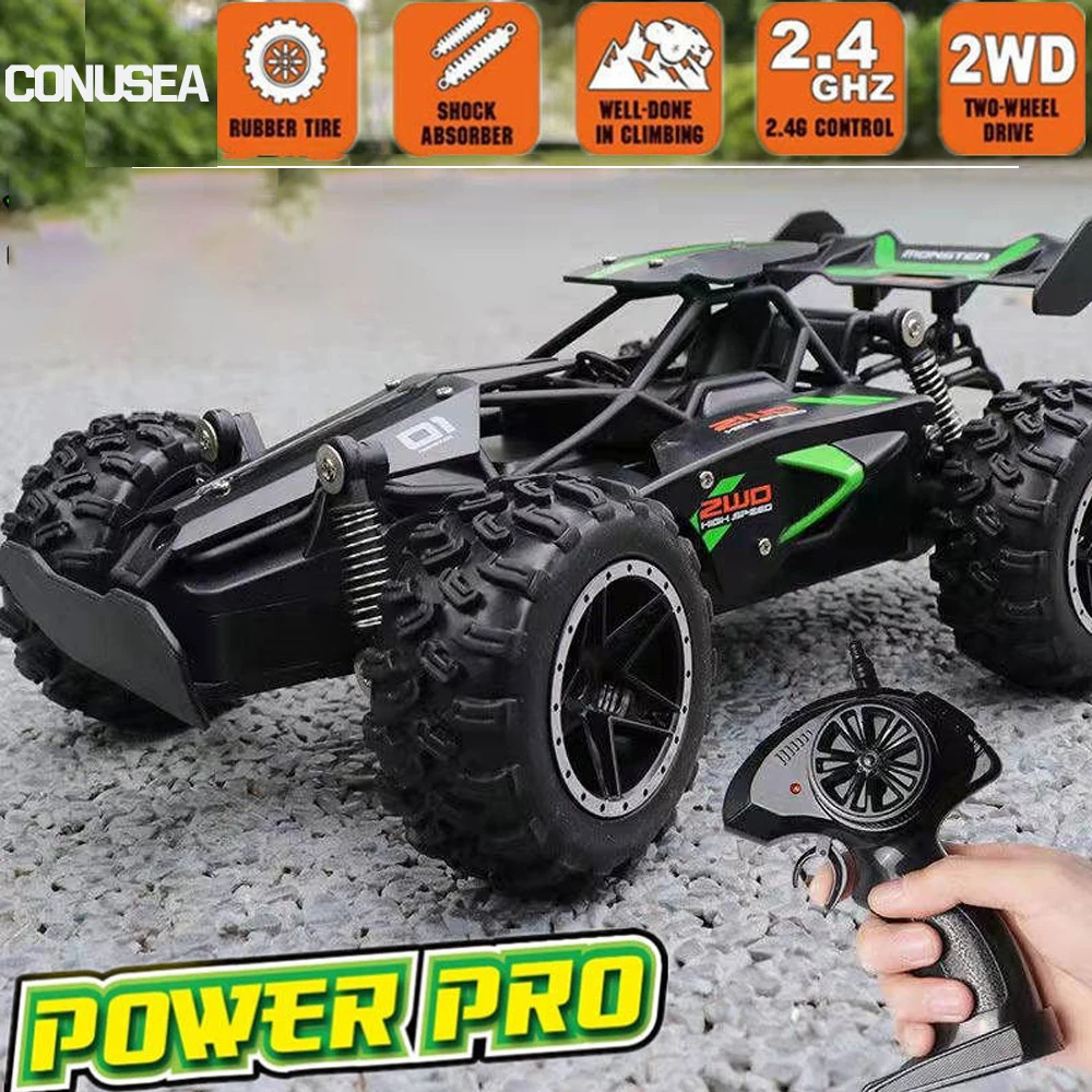 Drift 1:18 High Speed Car Radio Control 15km/h Off Road Remote Control Car Trucks Buggy Toys For Boy Children Kids Gift