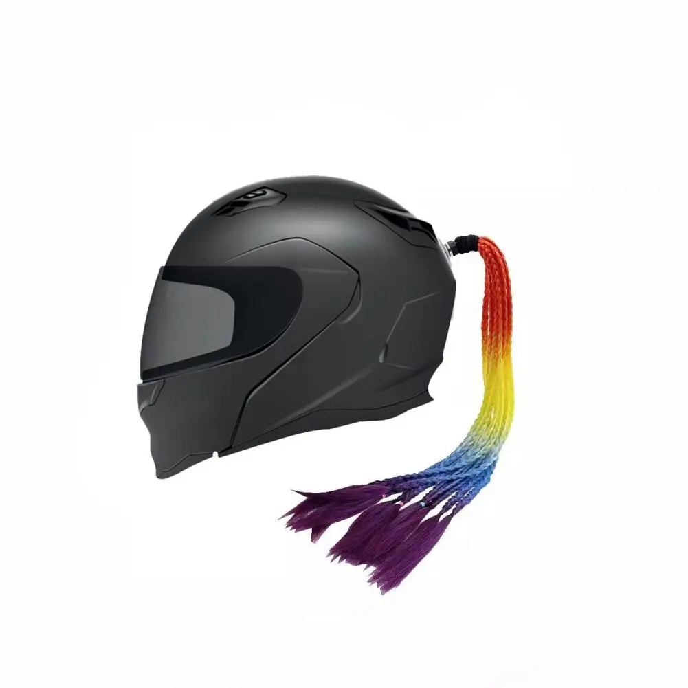 Косички для шлема модные косички на присоске со съемной оплеткой аксессуары