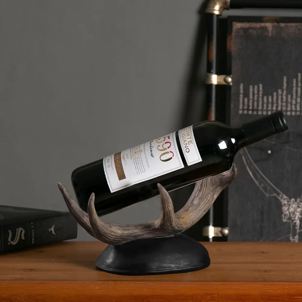 Винтажная скульптура винный держатель декоративная подставка для бутылок с