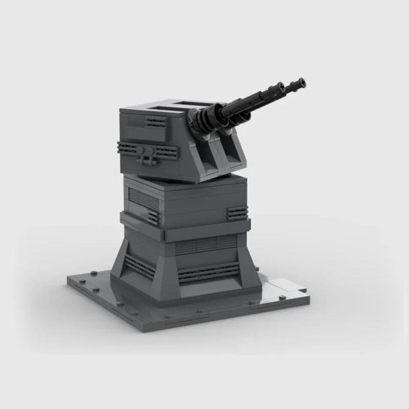 Сцена звездной серии moc строительные блоки тяжелое оружие кирпичи модульный