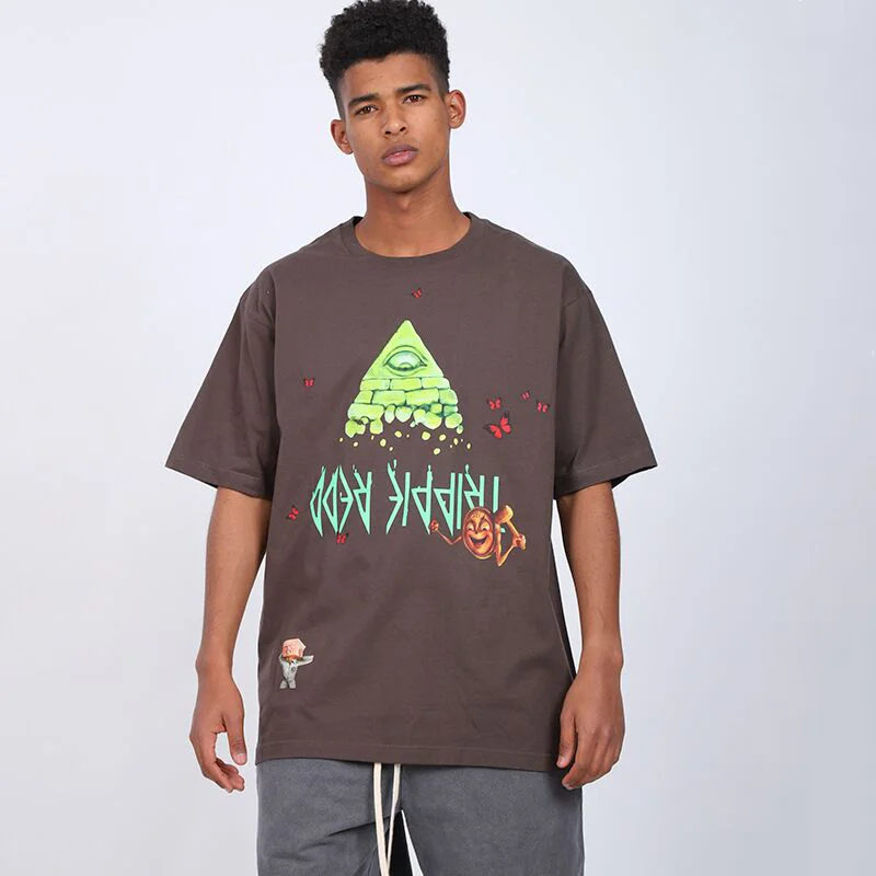 

Harajuku Graphic T shirts Men Streetwear Hip Hop T-shirt Oversize Cotton Retro Print Tops Tee Summer Short Sleeves Clothing 2022
