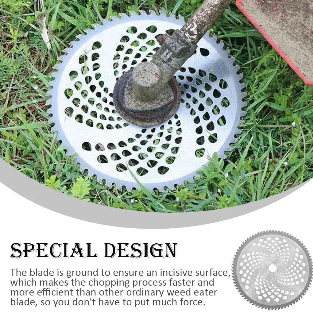 

Lawn Mower Weed Eater Blade Incisive Chopping Disc Garden Tool Yard Tree