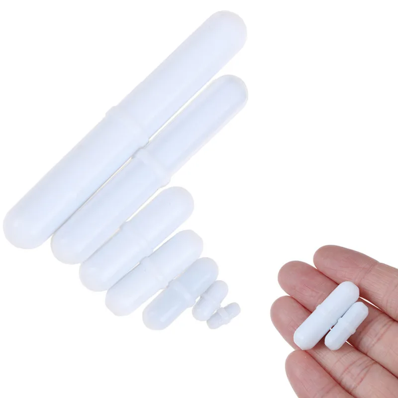 

1pc PTFE Magnetic Stirrer Stirring Bar Laboratory Practical Corrosion Resistant Mixer Rod 6 Sizes