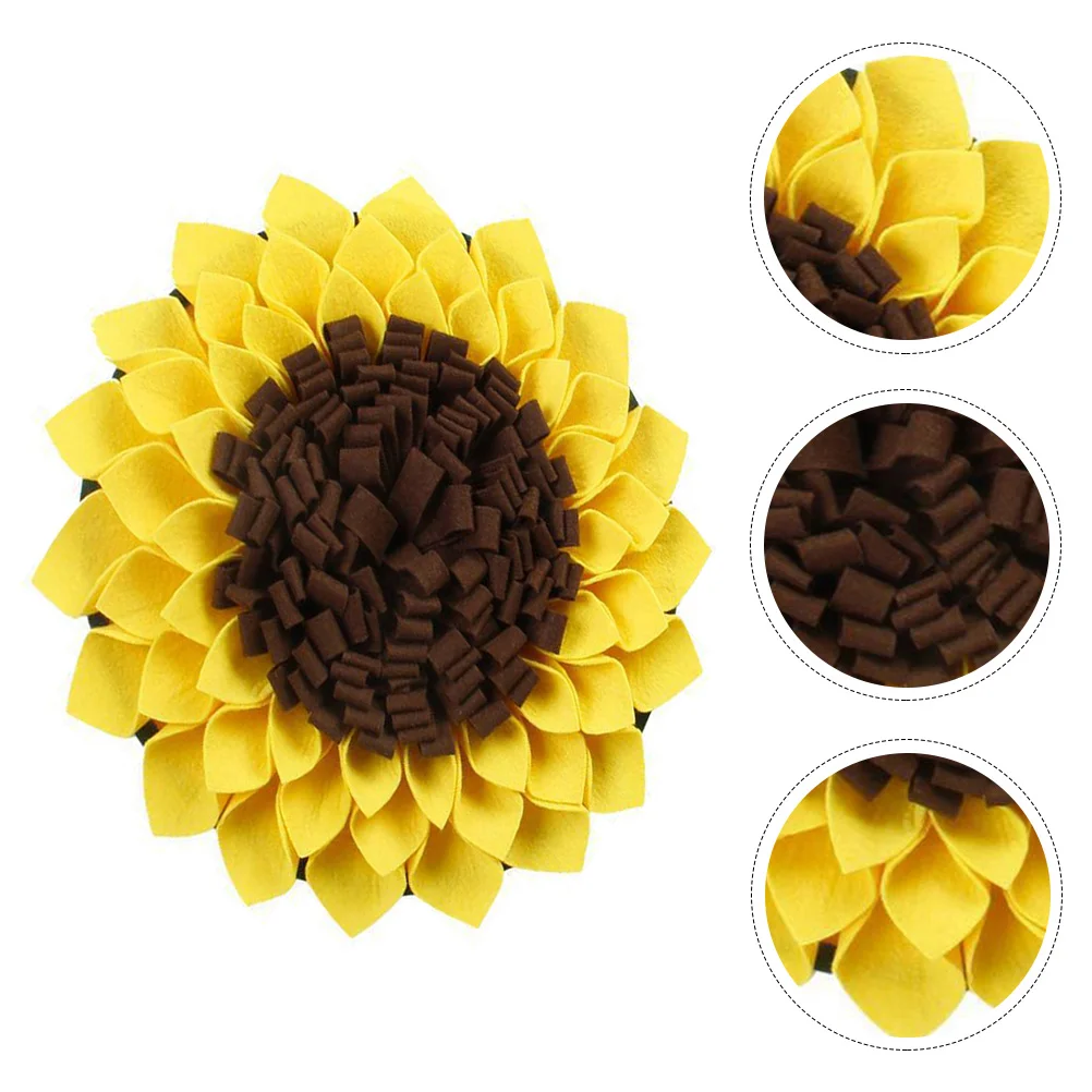 

Mat Snuffle Dog Feeding Sniff Toy Foraging Puppy Cat Interactive Enrichment Blanket Rabbit Washable Funny Activity Rug Sniffing