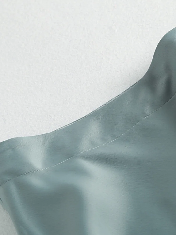 Юбка Женская средней длины модная атласная элегантная длинная юбка с завышенной