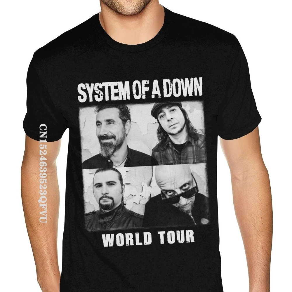 

System Of A Down Tees Shirt Gentlemen High Quality Shirt For Men Oversized Tshirt Men Sale Brand Clothing Camisa Streetwear