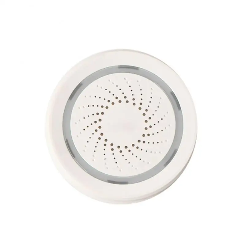 

120db Temperature And Humidity Sensor Mobile App Control Work With Alexa And Google Home Sound And Light Alarm Remote Control