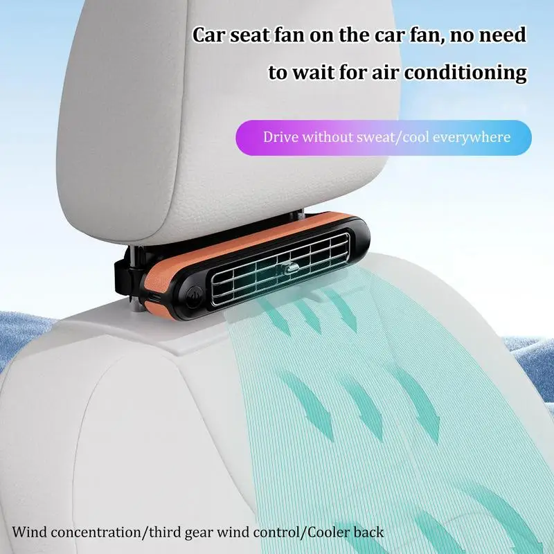 Кондиционер на автомобильное сиденье 3 скорости питание от USB