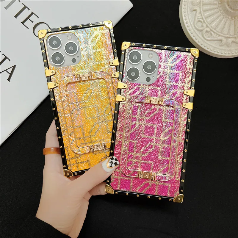 

Luxury Square Metal Bracket Ring Holder Phone Case For Huawei P40 P30 P20 Mate20 30 40 Nova 3I 5T Y6 Y7 Y9 Honor 20 30 10I 8X 9X