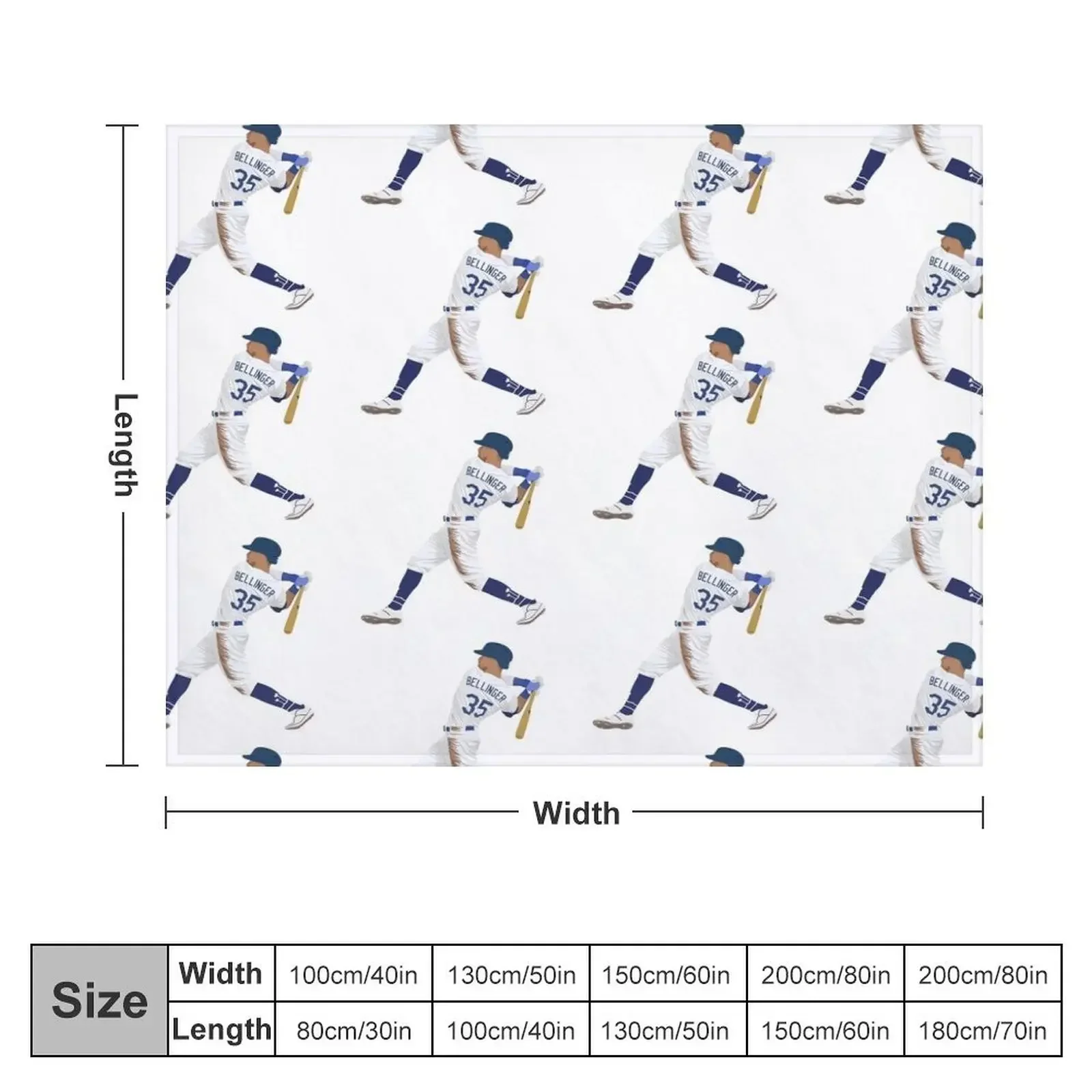 Одеяло Cody Bellinger HR теплое для зимы манга одеяла украшения диванов