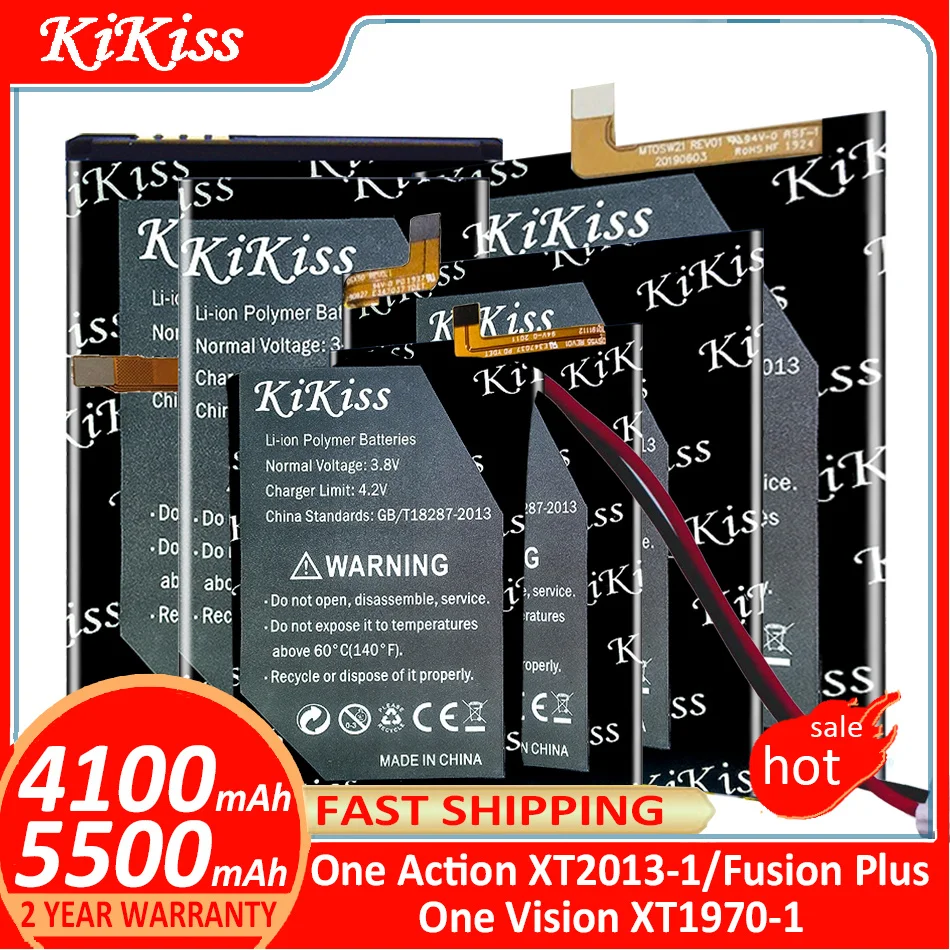 

KiKiss Battery KR40 LG50 For Motorola Moto One Action XT2013-1/One Vision XT1970-1/One Fusion Plus Batterij + Track NO