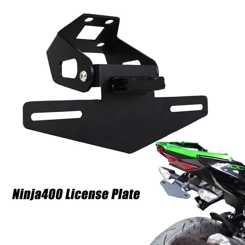 

Держатель номерного знака, кронштейн, рама, угломер заднего хода для Kawasaki Ninja 400/250 Ninja400 Ninja250 Z400 2018-2023