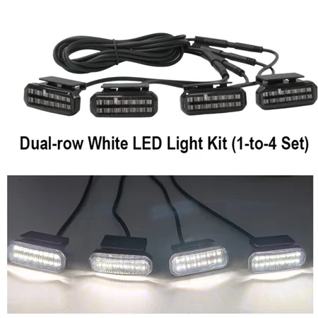 

18LED передняя решетка света для FORD EVEREST автомобильные дневные ходовые огни колеса лампа для бровей для пикапа Offroad 12 В