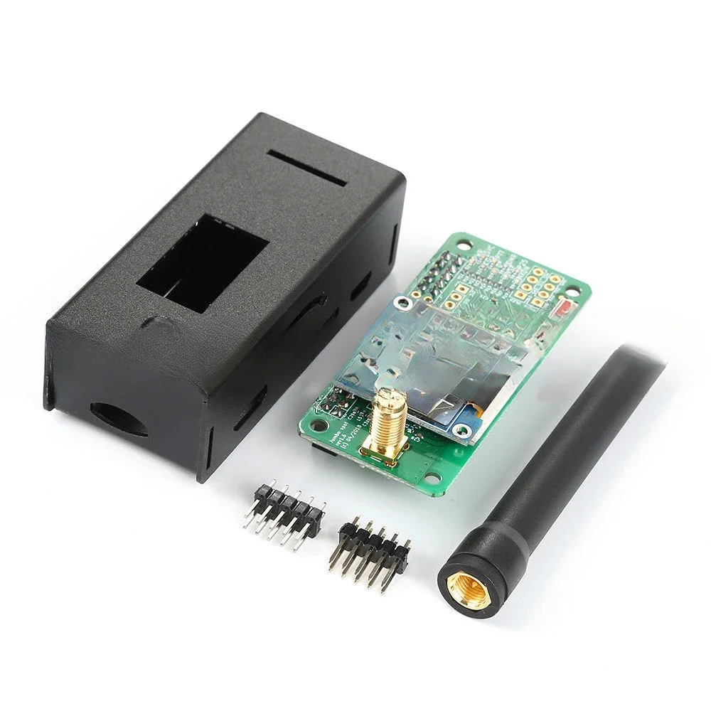 Для точки доступа для P25 DMR YSF DSTAR NXDN Raspberry Pi Zero 3B + OLED металлический корпус антенна в