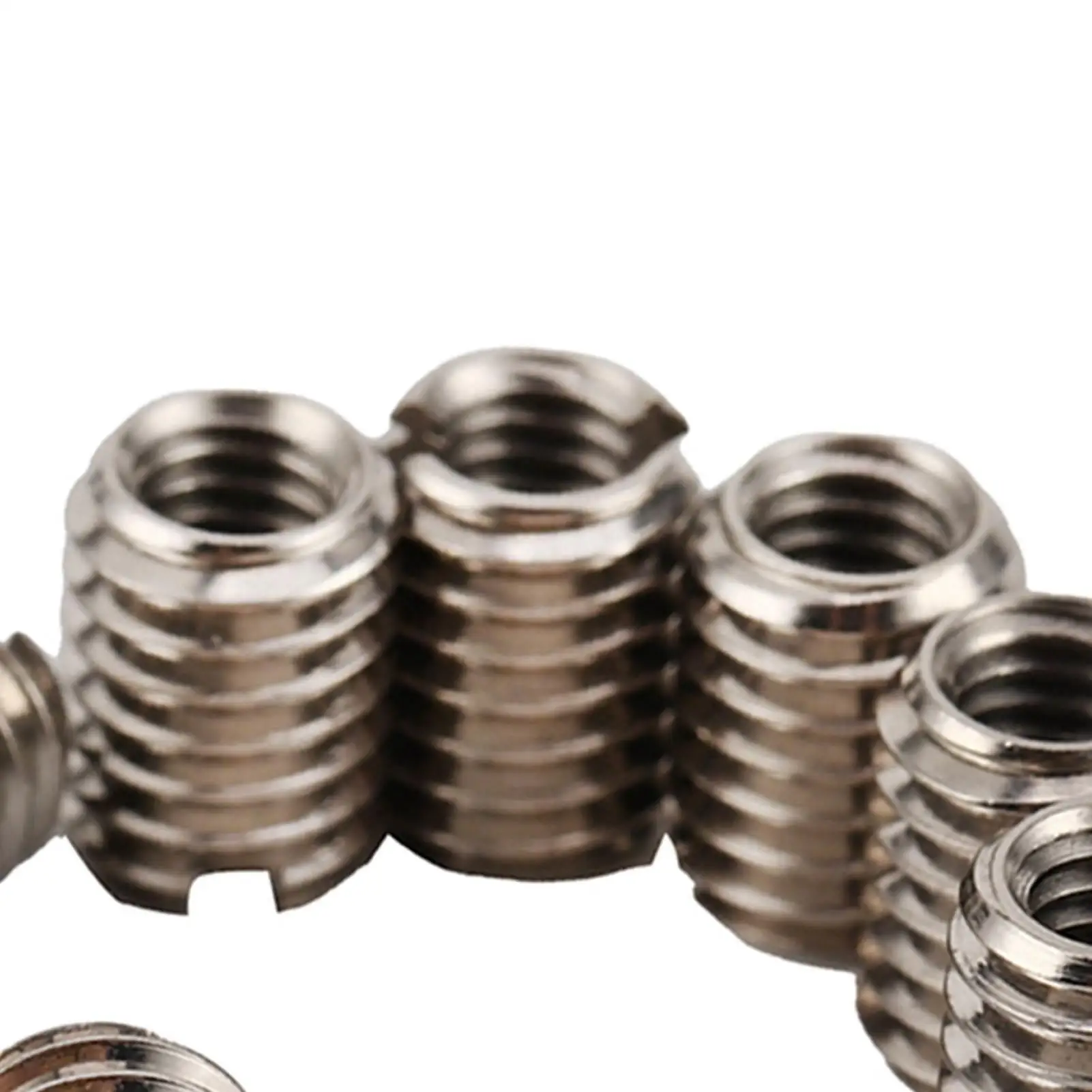 10 шт. резьбовые вставки из нержавеющей стали переходные гайки от M4x0 7 до M6x1 0 длина