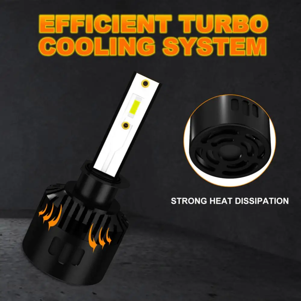 

Автомобильные фонари, алюминиевые прочные универсальные суперъяркие практичные автомобильные аксессуары, светодиодная лампа H1, портативные автомобильные принадлежности, Автомобильные светодиодные фары