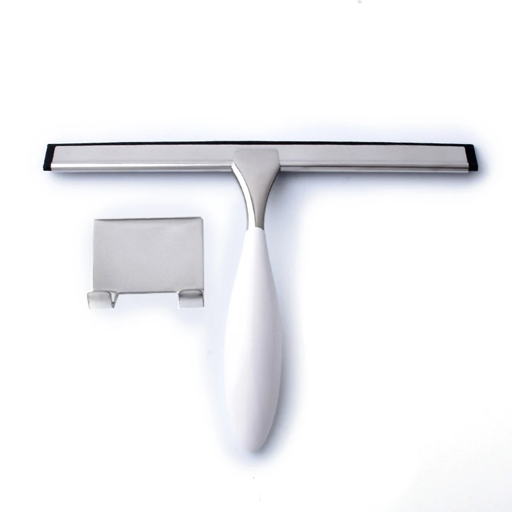 

Stainless Steel Shower Squeegee for Bathroom Mirror//Window/Glass Cleaning with Wall Hanger T-Shape Bath Squeegee Dropshipping