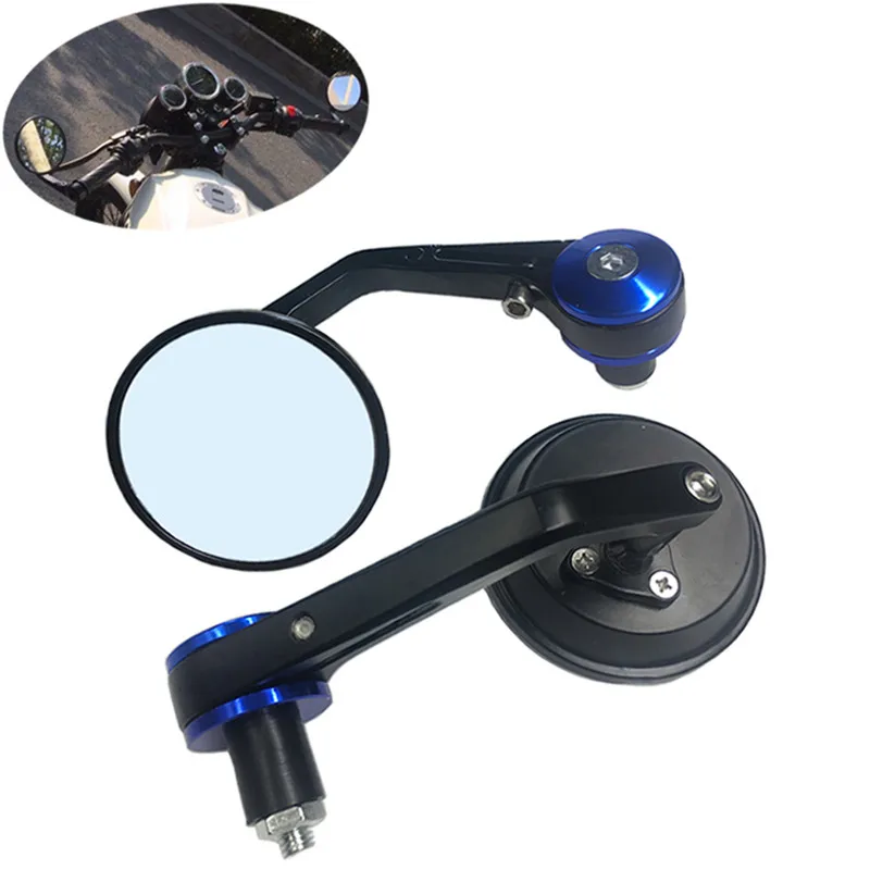 

Creative Design Motorcycle Rearview Mirror Clear Vision Motorbike Side Mirrors Universal for Suzuki Honda Harley Ducati Kawasaki