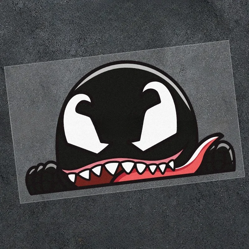 Мультяшные мотоциклетные наклейки с Веном мотоциклетный топливный бак вертолет