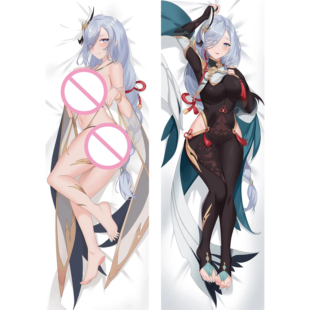 

Genshin Impact Shen He Dakimakura Pillow Case Hugging Anime Body Pillowcase Otaku Bedding Cartoon Anime Pillow Cover