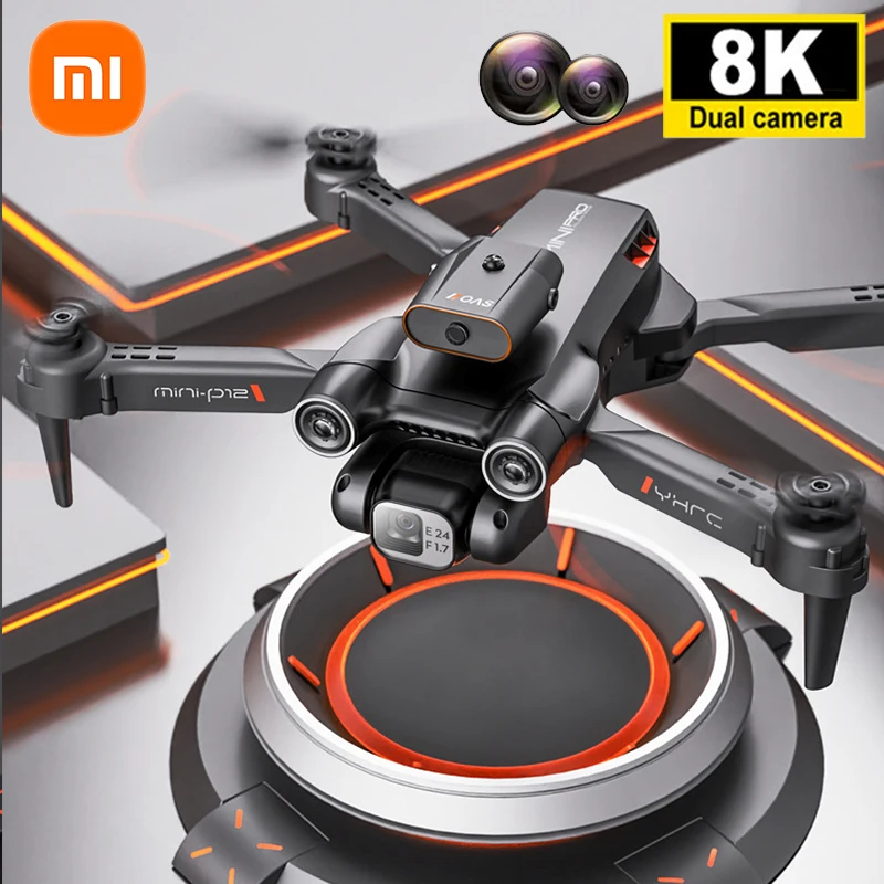 

Мини-Дрон Xiaomi E63, профессиональный складной Квадрокоптер с HD-Камерой 8K для аэрофотосъемки препятствий, световой поток, 2700 м