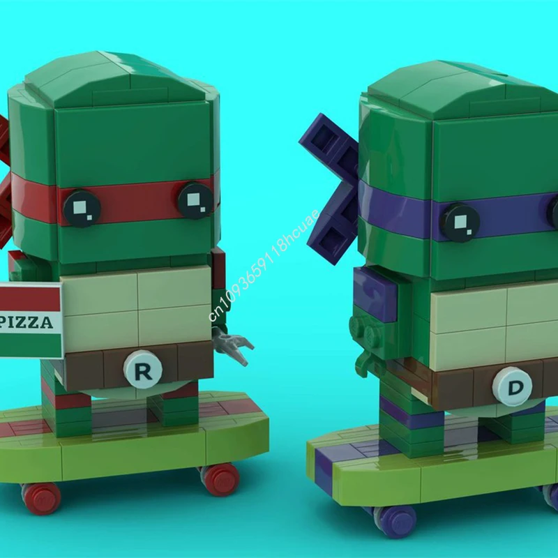 252 шт. MOC Raphael Donatello Brickheadz модель строительные блоки идея креативные игрушки ремесло дети кирпич рождественские подарки (art.: 3920d2df1f103) - 3920d2df1f103