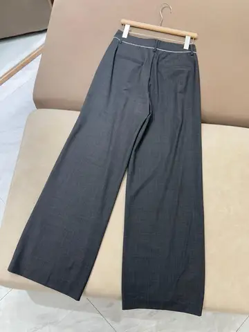 Женские широкие брюки из австралийской шерсти