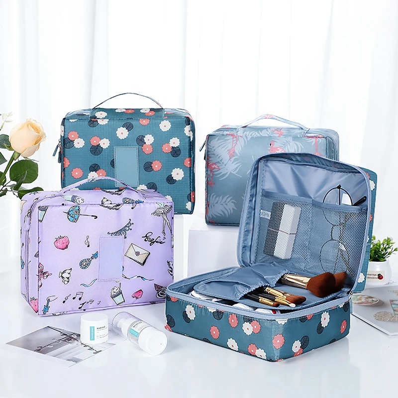 

Waterproof Cosmetic Bag Travel Cosmetic Bag Ladies Toiletry Storage Bag Portable Lipstick Necklace Bracelet Storage Bag