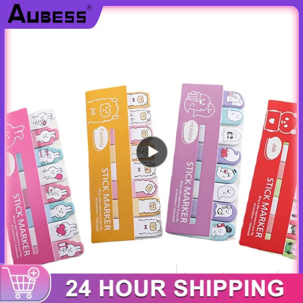 

Creative Cartoon Bookmark Easy To Tear Off Note Book Flag Strong Viscosity Not Easily Broken Label Note Cute Styling Paper