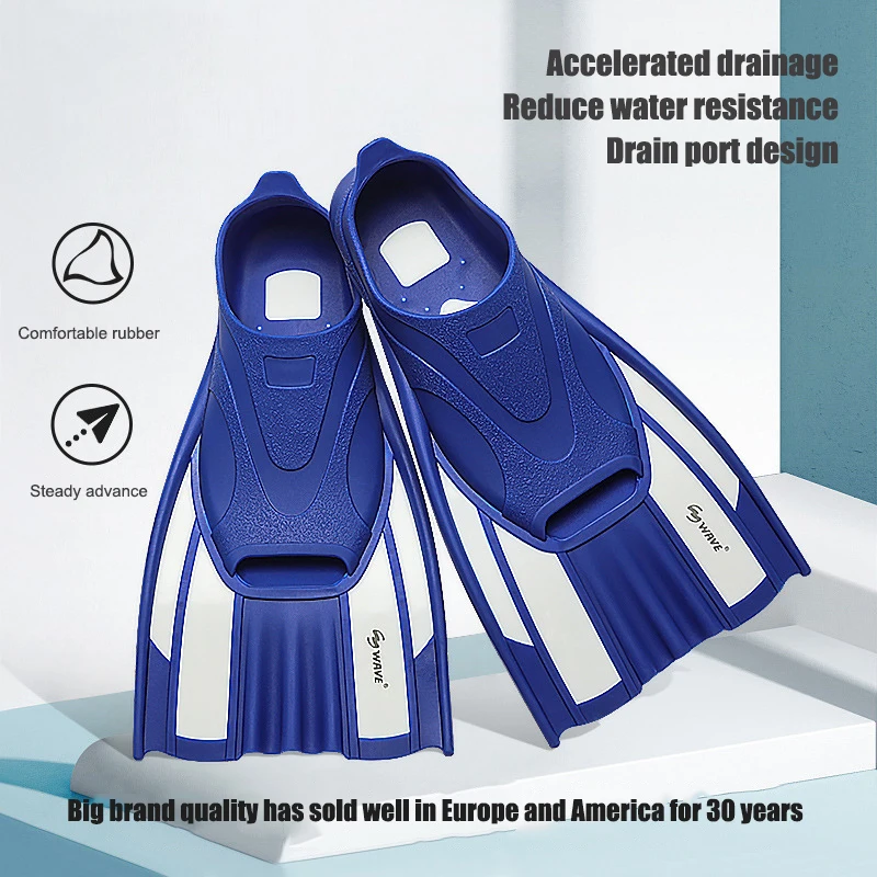 

Professional Swimming Fins Training Short Webbed Breaststroke Shoes Cover Adult Free Snorkeling Swimming Equipment Diving Fins