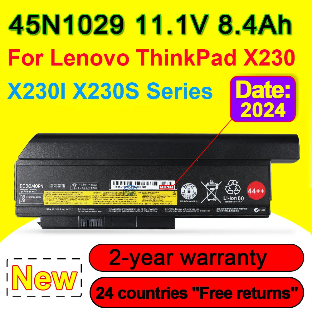 Для ноутбука Lenovo ThinkPad X230 X230S X230I Series 45N1029 45N1028 45N1025 45N1024 45N1021 45N1020 attery 44 ++ 11 1 V 8400mAh