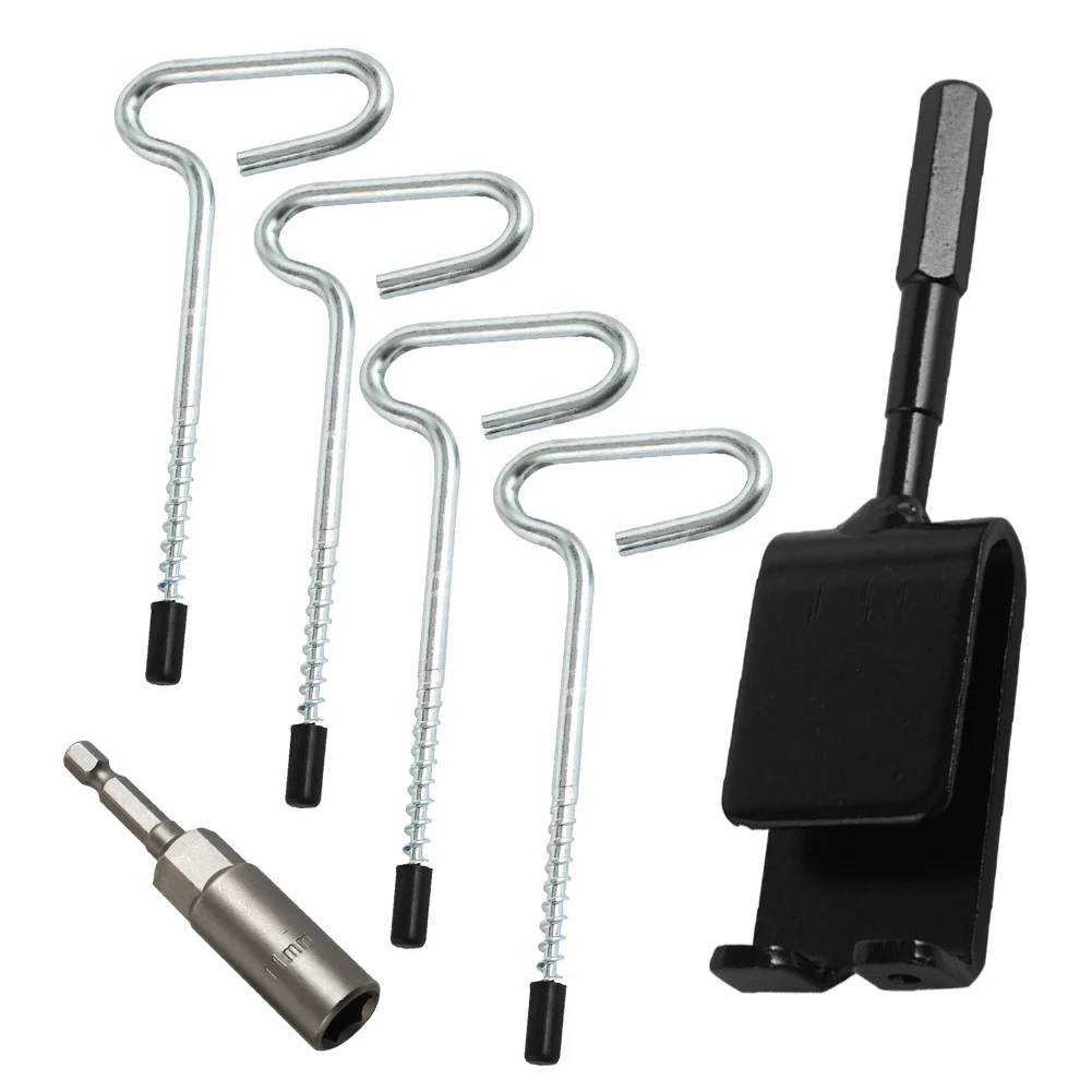 Якорь для укрытия зимней рыбалки с переходником сверла Прочный и надежный