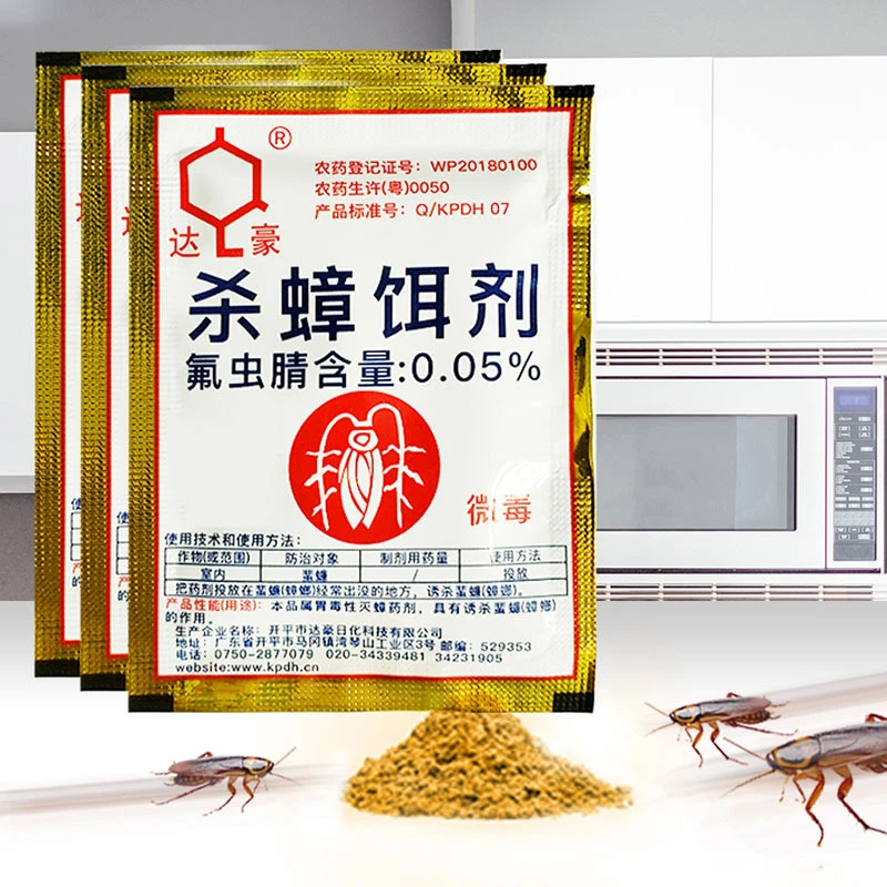 

50PCS Cockroach Killing Bait Powder Anti Pest Cockroach Powder Trap Repeller Killer Effective Insecticide Pest Control Product