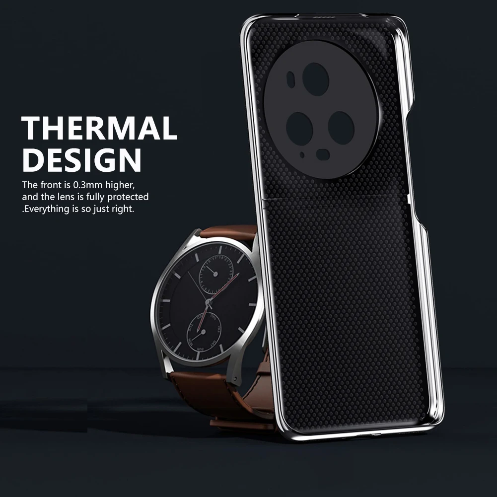 Original Hard PC Capa For Honor Magic 5 Pro Case luxury Leather shockproof Plating Cover For Magic5 Mobile Phone Back Funda