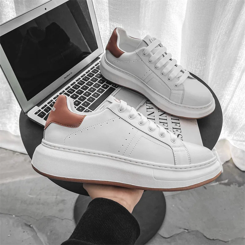 

2022 New Spring And Autumn Casual Men And Women Couples Small White Shoes Low-Top Korean Version Of The Tide Shoes Thick Sole