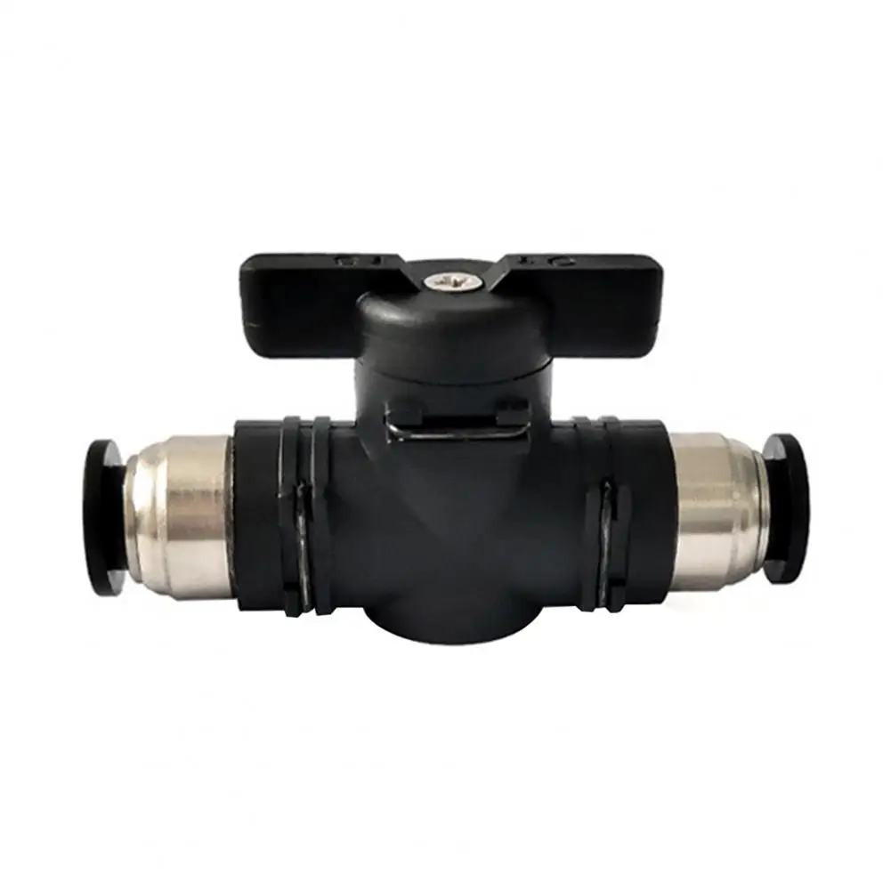 

Ручной клапан BUC для пневматических систем 6-12 мм черный