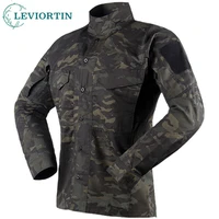 outdoor tactical mens shirt military training uniform breathable shirt male hiking clothing camouflage long sleeve tops shirts