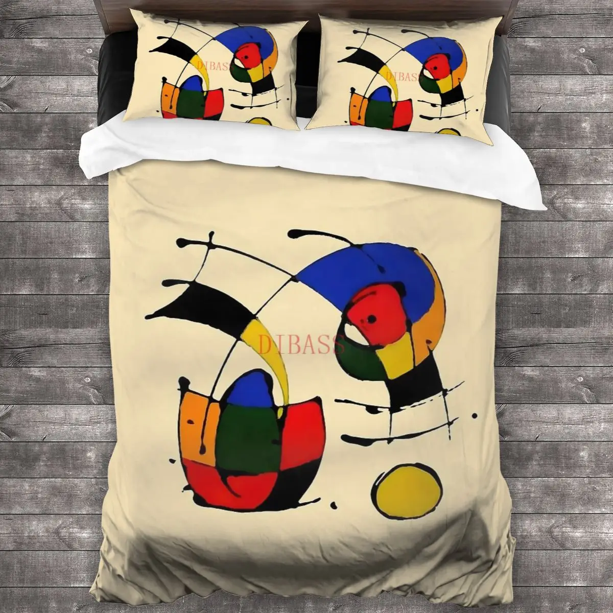 

Мягкий чехол в стиле Джоан Миро с 2 наволочками, пододеяльник с застежкой-молнией