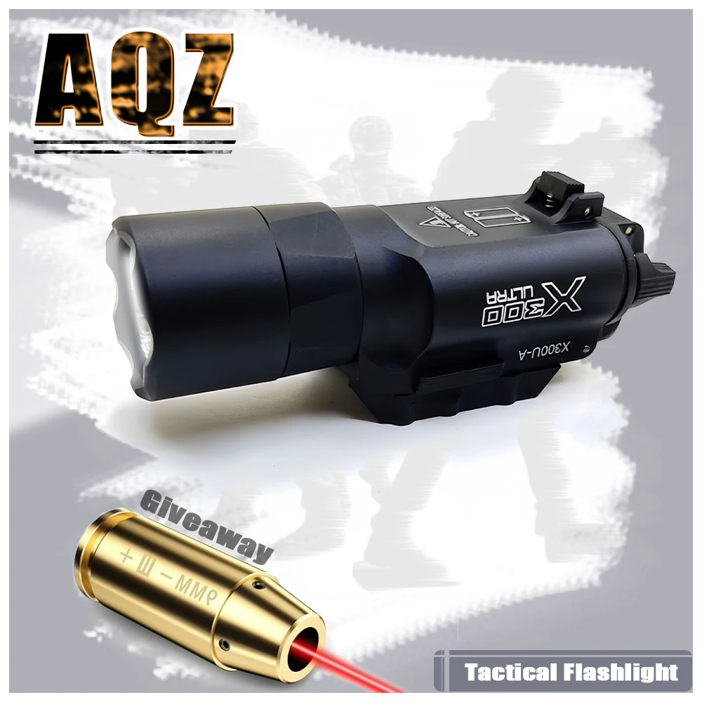 Тактический фонарь X300U для пистолета-разведчика Glock CZ-75 SP01 бесплатный 9-мм красный