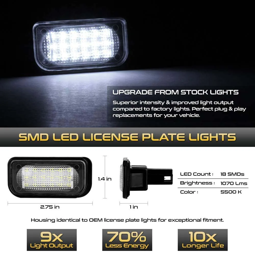 2 шт. задний номерной знак для Chrysler Crossfire coupe и Cabrio 2003 2004 2005 2006 2007