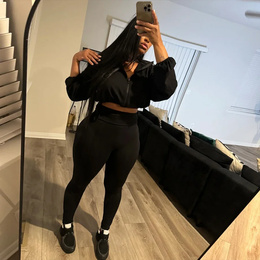 Осенняя одежда женские комплекты повседневный Женский комплект из двух