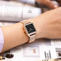 fashion watch creative ladies watch japanese movement metal mesh belt waterproof womens watch