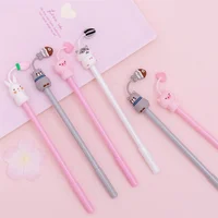 20 pcs creative cartoon Mengchong paradise neutral pens fresh and lovely student examination water writing tool back to school
