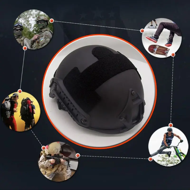 

MTB Road Bike Downhill Helmet with LED Light Sport Riding Helmet for Men