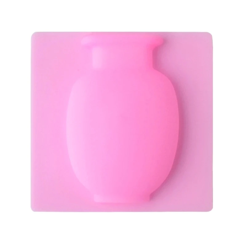 Волшебная силиконовая липкая ваза настенный холодильник для цветов и растений