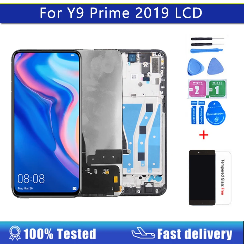

Original 6.59 inch For Huawei Y9 Prime 2019 / P Smart Z LCD Display STK-LX1 Touch Screen Digitizer Assembly parts Original 6.59